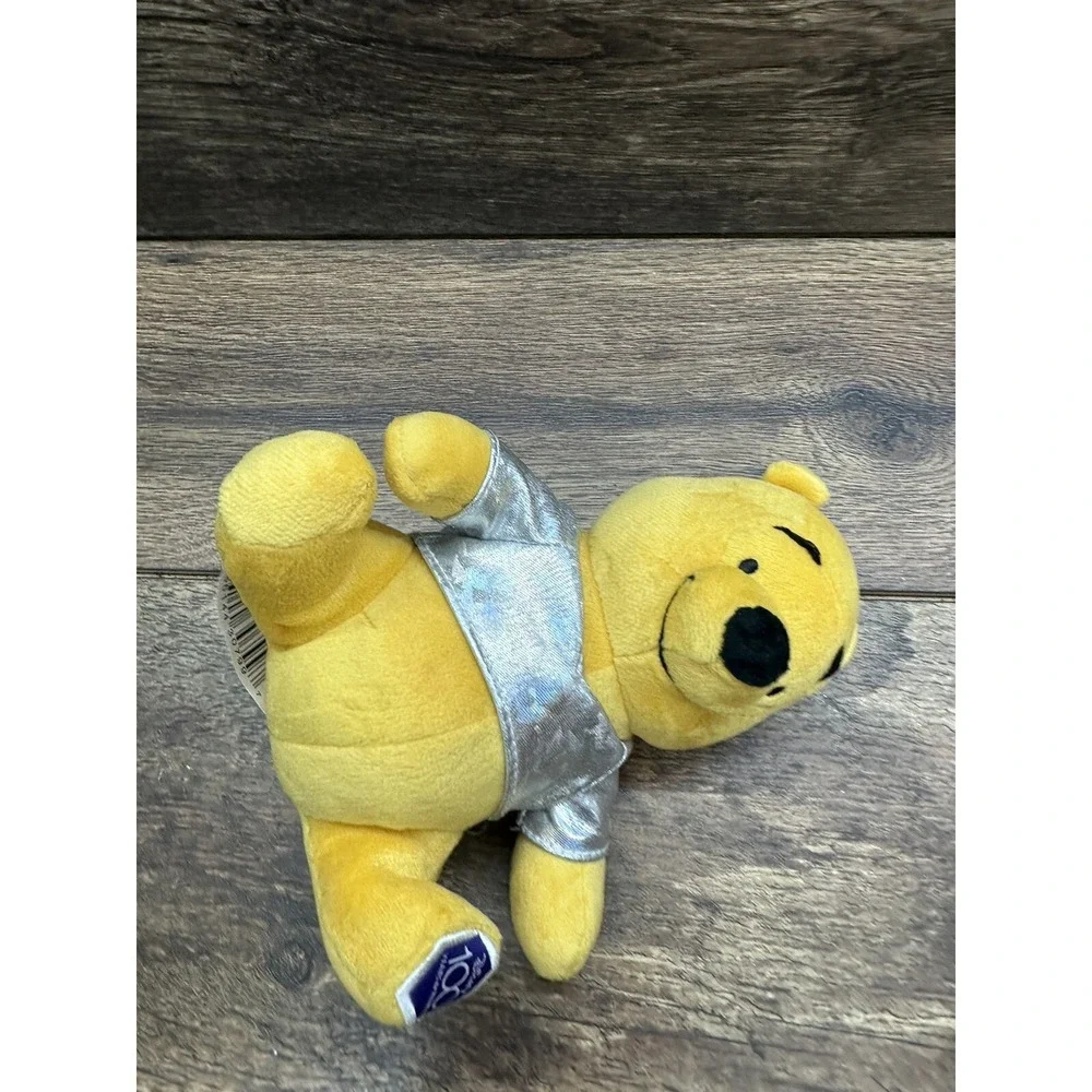 Disney Disney 100 Celebration Platinum Accents Winnie the‎ Pooh Plush